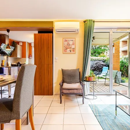 La Parenthese Toulousaine, Calm, Charm, Parking Apartamento *